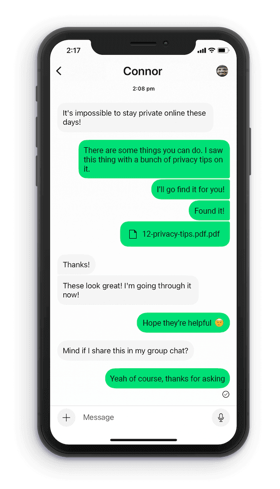 session message