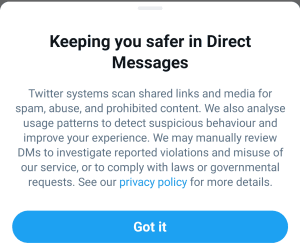 Keeping you safer in Direct Messages